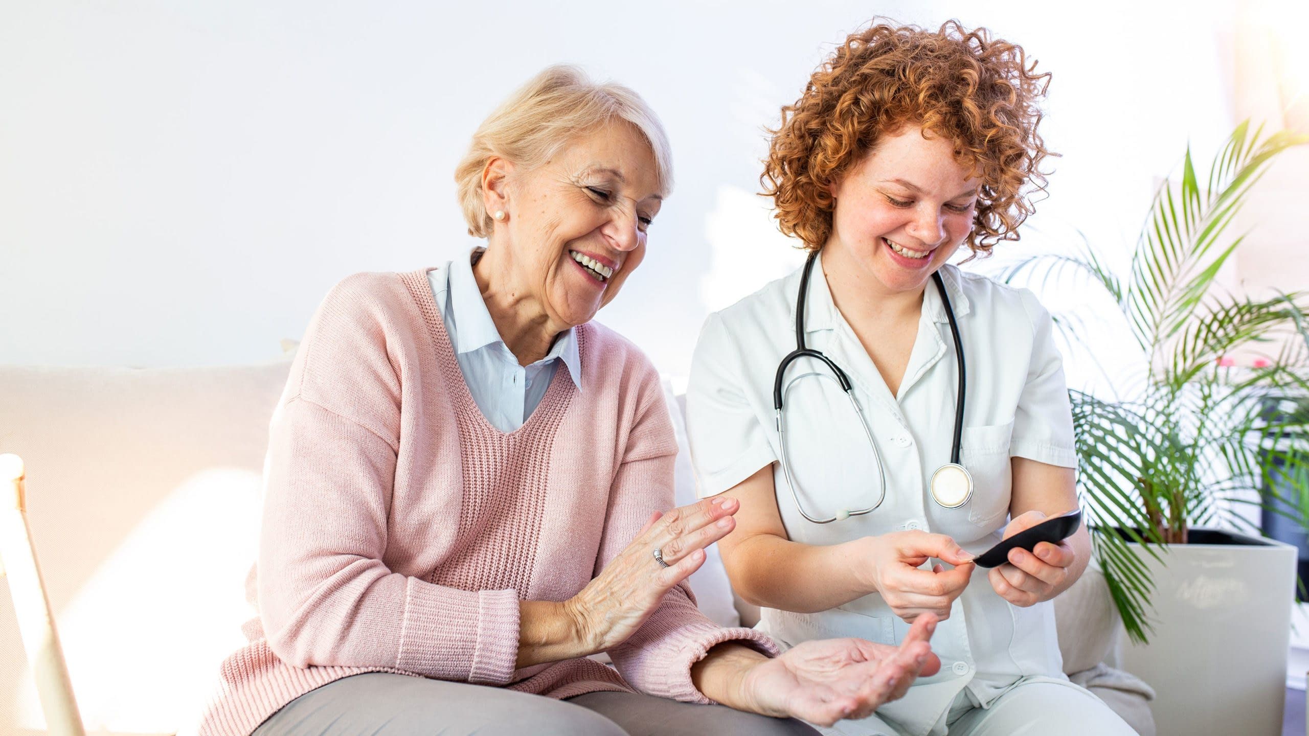 Family reviewing health insurance coverage options with an advisor